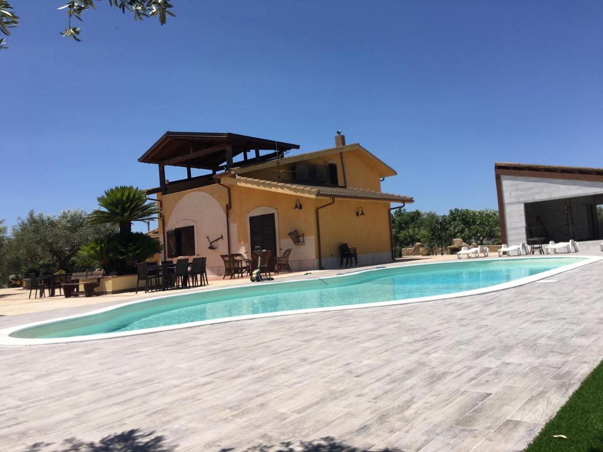 Agriturismo Tenuta San Giovanni Casale Leto SantʼAngelo Muxaro Екстериор снимка